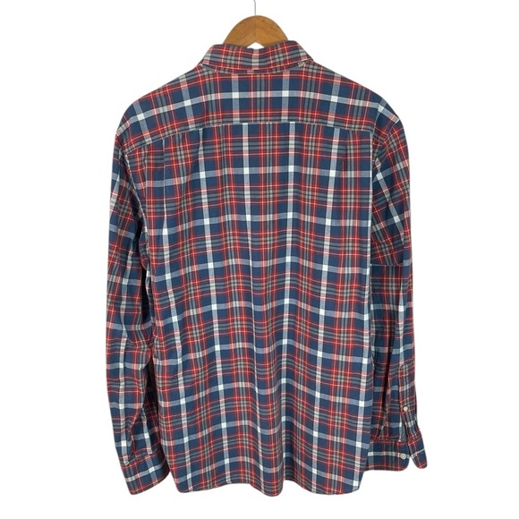 BF1232 Men’s J. Crew Tailored Fit Plaid Washed Casual Button Down Shirt L - Picture 3 of 4